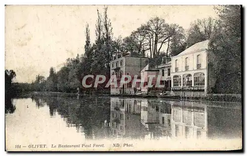 Cartes postales Olivet Le Restaurant Paul Foret