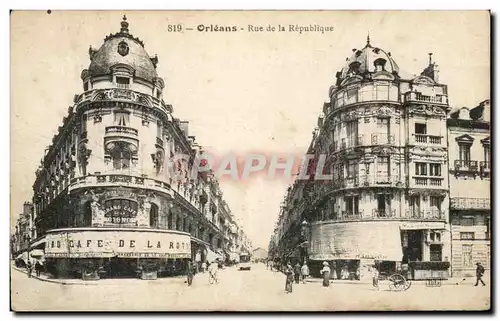 Cartes postales Orleans Rue de la Republique