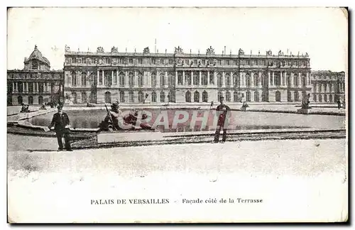 Cartes postales Palais de Versailles facade cote de la Terrasse