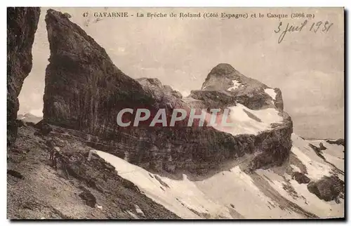 Cartes postales Gavarnie La Breche De Roland et le Casque