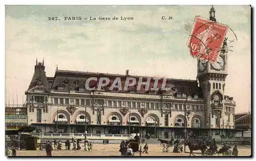 Cartes postales Paris La Gare De Lyon