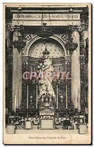 Cartes postales Notre Dame Des Victoires De Paris