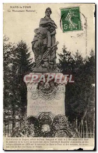 Cartes postales Mars La Tour Le Monument National