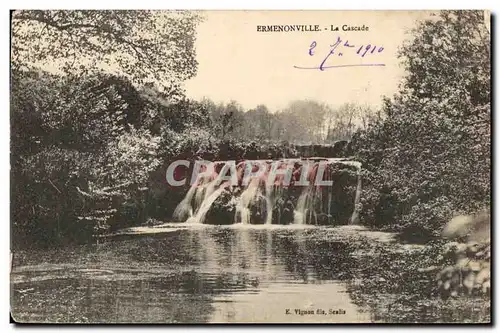 Cartes postales Ermenonville La Cascade