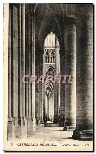 Cartes postales Cathedrale De Meaux Collateral Droit