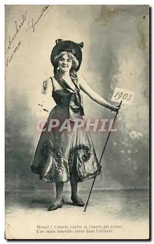 Cartes postales Fantaisie Femme 1903