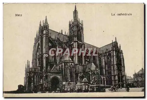 Cartes postales Metz La Cathedrale