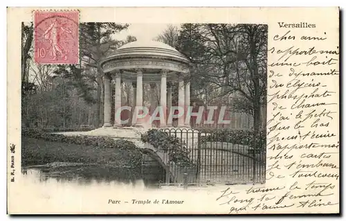 Cartes postales Parc Temple de L&#39Amour Versailles