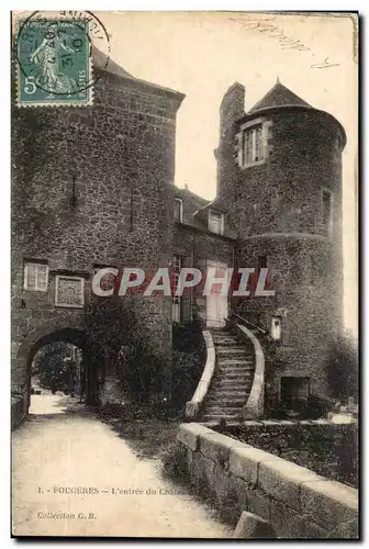 Cartes postales Fougeres L&#39Entree Du Chateau