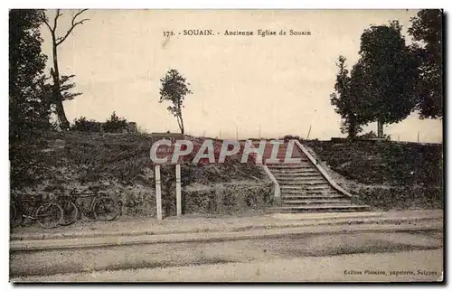 Cartes postales Souain Ancienne Eglise De Souain