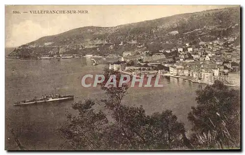 Cartes postales Villefranche Sur Mer Bateau