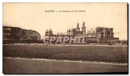 Cartes postales Dieppe Le Casino et la Falaise