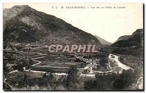 Ansichtskarte AK Eaux Bonnes Vue Sur La Vallee de Laruns