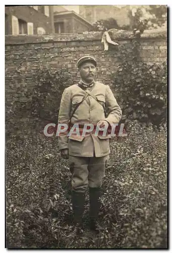 CARTE PHOTO Noisy le Sec Militaria 1917 Soldat