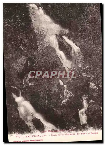 Ansichtskarte AK Les Basses Pyrenees Eaux Chaudes Cascade Superieure Du Pont d&#39Enter