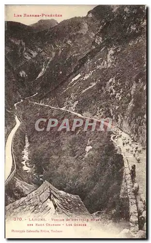 Cartes postales Laruns Vieille Et Houville Des Eaux Chaudes Les Gorges