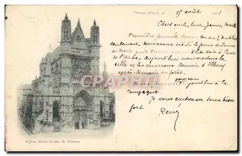 Cartes postales Vernon Eglise Notre Dame de Vernon