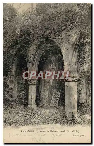 Cartes postales Touques Ruines de Saint Arnoult