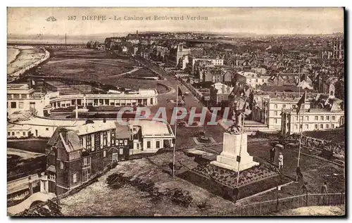 Ansichtskarte AK Dieppe Le Casino Et Boulevard Verdun