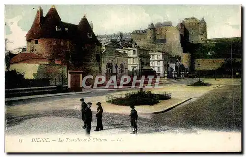 Ansichtskarte AK Dieppe Les Tourelles et Le Chateau