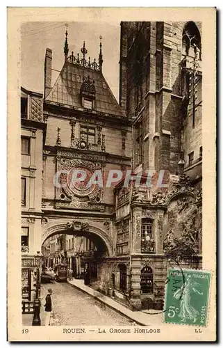 Cartes postales Rouen La Grosse Horloge