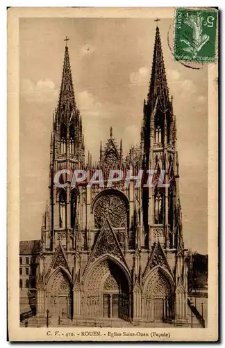 Cartes postales Rouen Eglise Saint Ouen