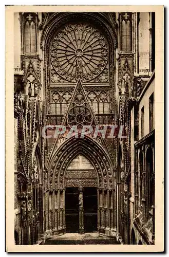 Cartes postales Rouen La Cathedrale et la Cour des Libraries