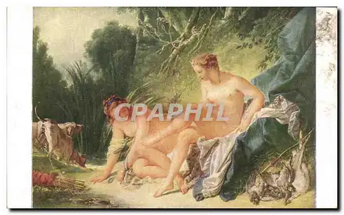 Cartes postales Francois Boucher Premier peintre du Roi Diane sortant du bain