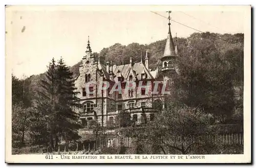 Ansichtskarte AK Une habitation de la beaute de la justice et de l&#39amour Cartigny Suisse