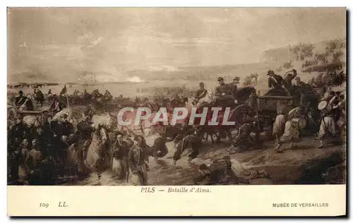 Cartes postales Pils Bataille d&#39Alma Napoleon Militaria