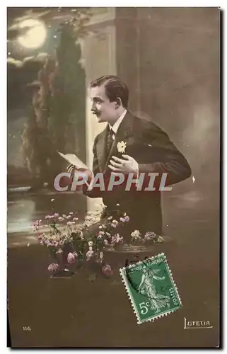 Cartes postales Fantaisie Homme