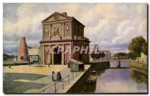Cartes postales Fantaisie chocolaterie d&#39Aiguebelle Rotterdam Moulin
