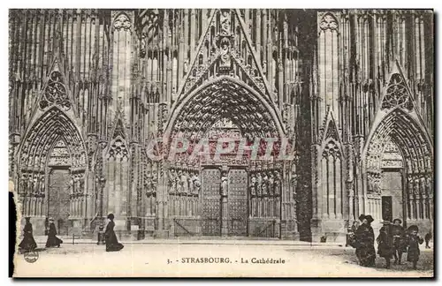 Cartes postales Strasbourg La Cathedrale Enfants