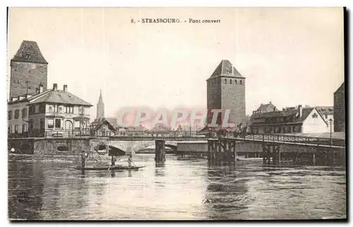 Cartes postales Strasbourg Pont Couvert