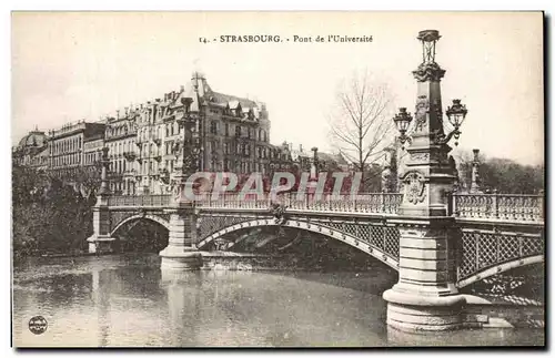 Cartes postales Strasbourg Pont De l&#39Universite