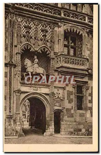 Cartes postales La Douce France Chateaux De La Loire Chateau de Blois Le portail