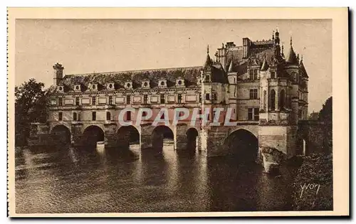 Cartes postales La Douce France Chateaux De La Loire Chateau Chenonceaux Facade Nord Est