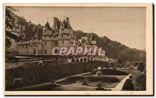 Ansichtskarte AK La Douce France Chateaux De La Loire Chateau Rigny Usse Vue d&#39eusemble