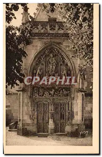 Cartes postales La Douce France Chateaux De La Loire Le Chateau d&#39Amboise Porte de la chapelle St Hubert