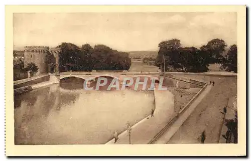 Cartes postales Verdun Vue panoramique sur la Tour et le pont chausse