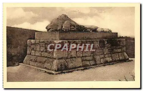 Cartes postales Fleury devant Douaumont Le Monument de la Chapelle Saint Fine Lion