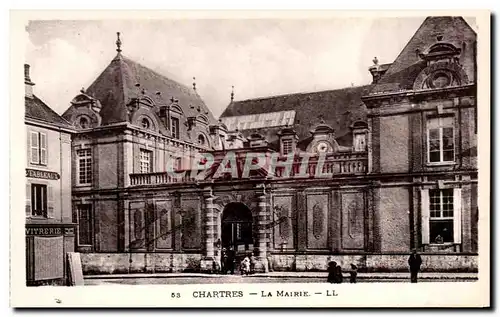 Cartes postales Chartres La Mairie