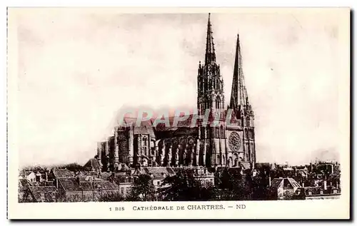 Cartes postales Cathedrale De Chartres