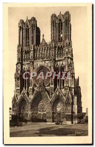 Cartes postales La Ville Renaissante Reims Ville historique la cathedrale