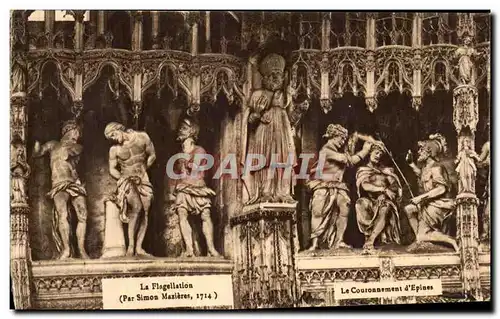 Ansichtskarte AK Chartres La Flagellation le Couronnement d&#39Epines