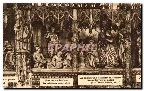 Cartes postales Chartres Jesus sort du Tombesu