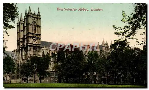 Cartes postales Westminster Abbey London