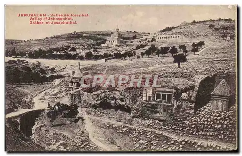 Cartes postales Jerusalem vallee De Josaphat