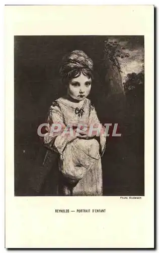 Cartes postales Reynolds Portrait D&#39Enfant