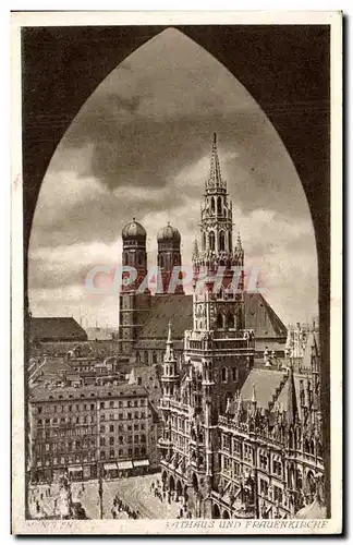 Cartes postales Munchen Rathaus